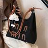 Bolsa de Gran Capacidad de Gama Alta 2026 Otoño e Invierno Nuevo Bolso de Hombro para Mujer Bolso Tote Retro Mate Transfronterizo para Viajes