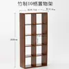Prateleira Pequena de Mesa Estilo Chinês, Armário Multifuncional de Bambu, Suporte de Exibição para Bule, Rack de Armazenamento para Conjunto de Chá e Bule, Peça Decorativa