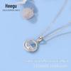 Xi Gu D0237 S925 Prata Wang Qingquan Colar Feminino Temperamento Nicho Design Verão Clavícula Corrente Colar