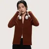 Camiseta base térmica de forro polar para yoga con cuello alto para mujer, otoño e invierno, nuevo modelo 2026, chaqueta cárdigan con cremallera, sudadera ajustada para usar en capas