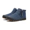 Ventas Directas de Fábrica Transfronterizas Invierno Terciopelo Suela Gruesa Impermeables Botas de Nieve Cálidas y Transpirables Pareja Caña Alta Casual Zapatos de Algodón
