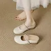 Mules de Verano para Mujer con Tacón Grueso de Pedrería, Estilo Mary Jane, Punta Cerrada, 2026 Nuevo Estilo, Zapatillas Perezosas con Aumento Interno de Altura