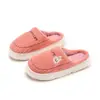 Nuevos Zapatos de Algodón Estilo 2025 para Mujer, Antideslizantes para el Hogar, de Felpa para Interiores, Zapatos de Algodón Domésticos para Hombre, Cálidos de Invierno
