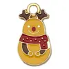 Conjunto de 30 Acessórios de Esmalte de Natal para DIY: Papai Noel, Boneco de Neve, Sino, Rena, Pingentes de Pulseira, Chaveiros