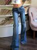 Exportação Europeia e Americana Temu Calças Boca de Sino Sexy Retro Americano Jeans Stretch Skinny Slim Calças Femininas