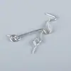 Fabricante de Ganchos para Ventanas Hardware para Muebles al por Mayor Acero Inoxidable Anillo de Ojo de Oveja Spot Gancho para Puertas y Ventanas Transfronterizo Gancho de Resorte Gancho de Aire
