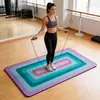 Corda de Pular Doméstica Mais Vendida Transfronteiriça Treinamento de Exercícios Tapete de Corda de Pular Silencioso Absorvente de Choque Tapete Antiderrapante Resistente ao Desgaste para Exercício Interno Yoga