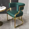 Cadeira de Jantar Simples e Luxuosa, Cadeira de Maquiagem para Quarto de Menina, Cadeira de Recepção para Negócios, Cadeira de Manicure, Cadeira Sofá para Mahjong