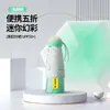 Guarda-chuva Compacto Portátil de Bolso tipo Cápsula para Mulheres, Guarda-chuva de Sol Dobrável em Cinco Partes, Proteção Solar, Proteção UV, para Dias de Sol e Chuva, Guarda-chuva com Proteção Solar de Cola Preta