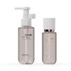 PET80ml frasco de loção 120ml ombro oblíquo redondo chuveiro gel sub-garrafa corpo loção imprensa frasco cosmético frasco