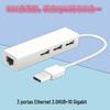 Placa de rede USB 2-em-1 3 2.0 USB HUB splitter + USB para RJ45 cabo de rede interface placa de rede comércio exterior