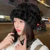 Meetsunny Sombrero de Invierno para Mujer, Espesado, Cálido, de Felpa, Lindo, para Cabeza Grande, que Hace la Cara Pequeña, Gorro de Punto