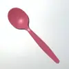 Cuchara Desechable de Almidón de Maíz Cuchara Biodegradable Cuchara para Postre de Yogur Empaque Individual