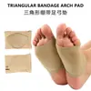 Vendaje Triangular Plantilla Correctora de Pie Plano, Plantilla de Soporte para Arco Plantar, Plantilla Ortopédica Invisible para Corrección de Arco de Medio Pie