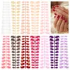 Caja de Set de Puntas para Uñas Manicura Sólida Color Mate con Brillo Estilo Francés de 288 Piezas, el Más Vendido de Amazon