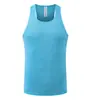 Roupas de Ginástica Roupa Esportiva para Corrida Masculina Solta Secagem Rápida Top Camiseta Sem Manga Colete de Maratona Roupas de Treino para Atletismo