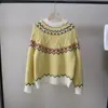 [BiZheng] Nuevo Suéter de Estilo Coreano para Otoño/Invierno 2025, de Alta Calidad, Fair Isle, Engrosado, Adelgazante, Juvenil, Versátil para Mujer 5740