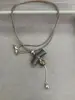 Collar de perlas con cordón de cuero vintage Melard, una lujosa y elegante cadena para suéter con un diseño estiloso, estilo largo, venta al por mayor para accesorios de otoño e invierno