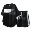 Nuevos Shorts de Verano para Hombre, Camisetas de Manga Corta de Verano para Jóvenes Hombres, Conjuntos Deportivos, Sensación de Lujo Ligero y Gama Alta