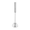 Batidor de Huevos de Acero Inoxidable Tipo Prensa Manual Batidora de Huevos Giratoria Batidor de Crema Herramienta para Hornear 10 pulgadas