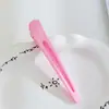 Pinzas de cocodrilo coloridas sin costuras del fabricante para seccionar el cabello, pinzas de posicionamiento para levantar la raíz y dar volumen en la coronilla, venta al por mayor transfronteriza