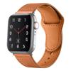Adequado para Pulseira de Couro Genuíno para Apple Watch iWatch S11 Estilo Executivo Fivela Reversa Couro Bovino de Primeira Camada Pulseira de Relógio com Pino Único