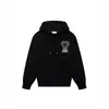 Sudadera con Capucha de Estilo Nuevo para Primavera y Otoño 2026, Engrosada, Amigable con la Piel, Tejido Suave Bordado, Ropa Holgada de Manga Larga para Hombre