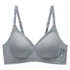 [carta 612] ropa interior nueva simple anti-caída para busto pequeño con realce sujetador sexy ajustable