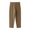 Estilo europeo y americano venta al por mayor transfronteriza 2024 invierno nuevo para mujer versión globo de cintura alta plisados casuales pantalones largos