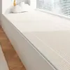 Linha de creme estilo ins almofada de bay window tapete de cabeceira tapete tapete de quarto tapete de sala de estar tapete de laço longo para quarto piso do quarto