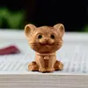 Souvenir de Navidad Talla en Madera de Ciprés Llavero Colgante Navideño Productos de Madera del Zodiaco de Dibujos Animados Dragón, Serpiente y Año del Caballo