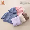 Chaqueta de Forro Polar para Niños, Parte Superior Cálida de Forro Polar con Cuello Alto para Niños y Niñas, Estilo Otoño e Invierno para Niños Mayores, Venta de Liquidación
