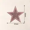 Parche Bordado de Estrella de Cinco Puntas con Lentejuelas de Colores Parche Bordado de Lentejuelas Autoadhesivo Accesorios de Ropa DIY Venta al por Mayor