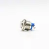 Interruptor Momentâneo de 2 Pinos com Rearme Automático e Travamento Automático 8/10/12/16/19/22mm para Buzina de Carro, Campainha, Controle de Acesso