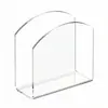 Estante de Acrílico para Almacenamiento de Servilletas Estilo Transparente Caja de Servilletas para Mesa de Comedor Restaurante Occidental Caja de Servilletas Vertical Venta al por Mayor Transfronteriza