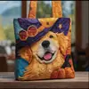 2026 Nueva Serie Transfronteriza de Cachorros Estampado Digital Bolso de Hombro Acolchado de Moda