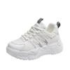 Zapatos Chunky de Comercio Exterior para Mujer Primavera 2026 Malla Zapatos Casuales de Moda Ligeros con Suela Gruesa Tenis de Estudiante Marca de Tendencia