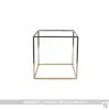 Adornos de Pirámide Geométrica de Metal Creativos Modernos Decoraciones de Porcelana Adornos de Escritorio Marco de Metal Hogar Traje Suave