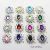 Versión coreana de los nuevos accesorios DIY de aleación, pedrería y acrílico de 25*28 mm, hebilla para bufanda, broche, prendedor
