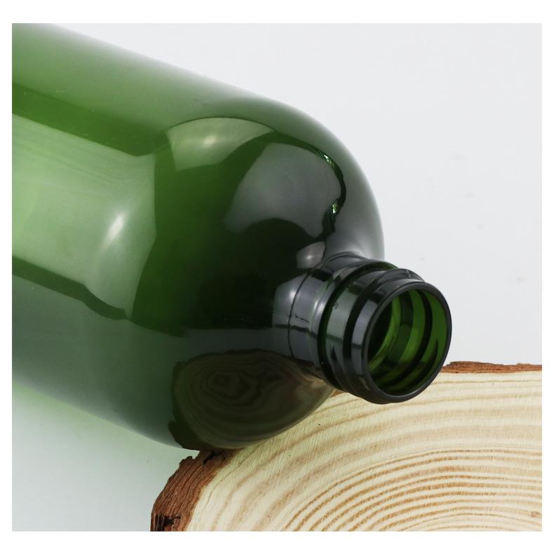 pet乳液瓶洗发水瓶 茶色圆肩按压 护发素瓶