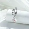 Design de estrela de quatro pontas: Novos Ear Cuffs Florais Frescos de Verão da Henson, Brincos Studs de Osso da Orelha com Haste de Liga de Titânio, Joias de Piercing