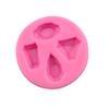 Corte jóias jóias bolo decoração fondant silicone molde diamante ritmo seco molde epóxi molde de chocolate