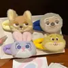 Presilhas de Cabelo de Pelúcia Desenho Animado com Designs de Animais Fofos, Presilhas para Franja Menina, Novos Acessórios de Cabelo Tendência Outono e Inverno Atacado, Raposa