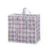 Bolsa impermeable de PP bolsa para mudanzas almacenamiento manual equipaje bolsa de viaje a prueba de humedad a prueba de polvo bolsa tejida bolsa de piel de serpiente venta al por mayor
