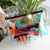 Fabricante Personalizado Pvc Colorido Laser Céu Estrelado Bolsa Bolsa de Cosméticos Bolsa Sinfonia Bolsa com Zíper Bolsa de Embalagem Personalização de Logo