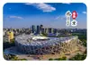Ímãs de Geladeira Magnéticos Macios de Vidro de Cristal Retangular com Paisagens de Pequim, como a Praça Tiananmen, a Grande Muralha, o Ninho de Pássaro e Outras Atrações como Lembranças Turísticas