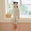Traje de seda de cachemira para niños y niñas ropa de otoño pantalones largos ropa de invierno cálida ropa para el hogar ropa interior térmica para niños