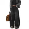 Jeans Machete Bigote de Gato Retro Estilo Americano para Hombre Diseño Holgado High Street cleanfit Pierna Recta Pierna Ancha Pantalón Largo