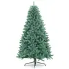 Árbol de Navidad de PVC con luces atadas, árbol de Navidad con luces, árbol de Navidad, decoración navideña, arreglo de decoración para fiestas navideñas.