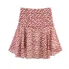 Atacado de Roupas Femininas Transfronteiriças Primavera 2026 Novo Estilo Europeu e Americano Moda Sexy Hot Girl Saia Curta Estampada